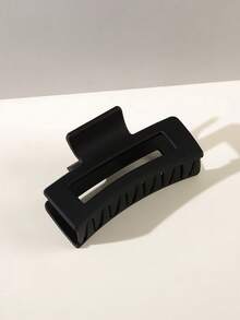 4/3/1件纯色复古简约风格塑料大号发夹，女士适用。简约时尚百搭的发饰，提升您的日常造型，适合日常使用、户外、淋浴、清洁、化妆、发型设计和服装搭配，优雅时尚的女士大号发夹装饰头饰。发夹发夹发夹发夹秋冬爪夹发饰，适合女士度假装扮 - 彩色 - 查看 9