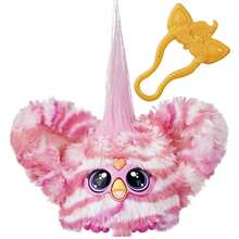 Hasbro Furby Furblets Bub-Lee Mini Friend, 45+ Sounds & Music, Speaks Only Furbish, Electronic Plush Toys, Pink & White, Back To School Gifts, Ages 6+ - Bub Lee - View 3