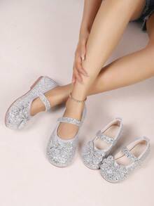 2025秋冬开学软皮休闲平底鞋，儿童秋季简约时尚一脚蹬平底鞋