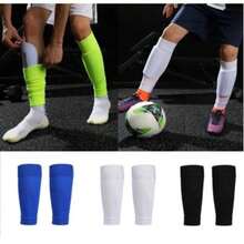 Long Tube Football Fixed Sock, High Elastic Adult Professional Sock, Leg Protector, Sock With Pressing Plate - Multicolor - View 4