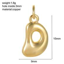 1 Piece Of Gold Gloss 26 Initials A-Z, DIY Pendant Keychain And Bag Accessory, Suitable For Ladies And Girls As A Fashionable Accessory, Gift For School, Graduation Season And Holidays