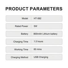 1pc USB Rechargeable 5W Electric Hair Remover, Multifunctional 2-In-1/5-In-1 Women Electric Intimate Trimmer, Underarm Hair Shaver, Epilator - Pink - View 4