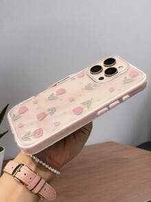 1 Ốp lưng điện thoại khung Dopamine nhiều màu tối giản, tương thích với iPhone 17/17 Air/17 Pro/17 Pro Max/16/16 Pro/16 Plus/16 Pro Max/15 14 13 12 Pro Max 11, Ốp lưng điện thoại trong suốt mờ bảo vệ toàn thân chống sốc - Hồng - Xem 2