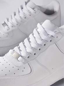 1 Pair Black & White Flat 120cm Shoelaces, Simple & Fashionable Classic Versatile Shoe Laces Suitable For Sports, Casual Shoes, High-Top Shoes - Multicolor - View 4