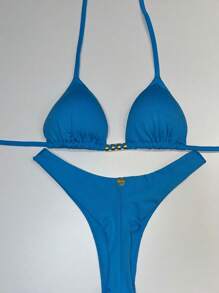 Biquíni Cortininha, Calcinha Asa Delta, Semi Fio Duplo, Tecido Suplex