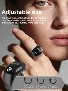 Smart Digital Ring Electronic Counter, Suitable For Outdoor Running And Indoor Workout, With Rosary Beads, Fitness Tracking (Long Press To Power On)