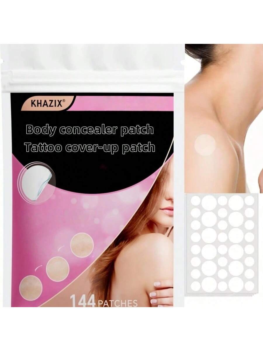 144pcs بقع غلاف ندبة شفافة ، ملصقات خافي العيوب للوكلاء ، النمش | مقاس: حجم واحد