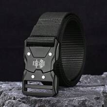 Men's Tactical Waist Belt, Casual Automatic Buckle Nylon Canvas Material Utility Workwear Sports Military Training Outdoor Versatile Strap Autumn-Winter Accessories,Suitable For Teens, Youth,Men,Casual, Outdoor, Athletic, Vacation, Graduation Gifts, Birthday, Daily Wear