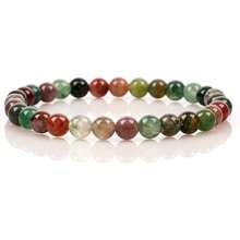 In Stock Immediate Dispatch Cherry Tree - Small, Medium, Large Sizes - Gemstone Beaded Bracelets Women And Men - 6mm Round Beads OR7P - Kyanite - View 7