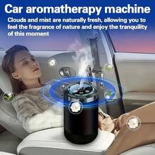2025 New Premium Aroma Diffuser Men's Car Aromatherapy Automatic Aromatherapy Spray Car Perfume Car Interior Deodorization Long-Lasting Fragrance, Five Adjustable Fragrance Intensities, Whether You Prefer Rich, Medium Or Light. - Một máy xông hương + 1 chai tinh dầu dành dành - Xem 8