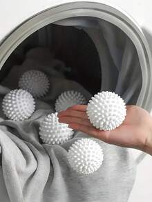 20/12/10/6/3/1 quả bóng loại bỏ lông thú cưng có thể tái sử dụng cho máy giặt, bóng sấy, dụng cụ loại bỏ lông dễ thương cho chủ nuôi chó và mèo, loại bỏ lông/xơ vải khỏi quần áo giặt - Nhiều màu - Xem 4