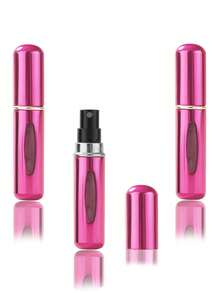 1/5/10pcs, 5ml Perfume Atomizer Refillable Spray Bottle, Portable Travel Perfume Bottle, Perfume Sprayer, Mini Perfume Sample Vial - Hot Pink - View 4