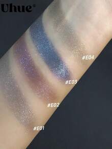 Uhue 1 块单色眼影 E04，珠光质地，防水防汗，干湿两用，不飞粉，便携，可用于提亮眼睑中央/提亮内眼角/打造柔和眼线，3 克/0.1 盎司 - E02 - 查看 6