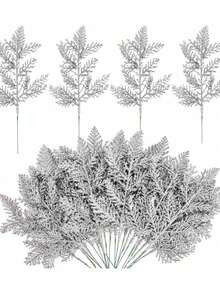 20/10/2 pièces Aiguilles de pin scintillantes de Noël, pics et vaporisateurs de Noël, tiges de feuilles de cèdre artificielles, tiges de feuilles de Noël, pour artisanat DIY, couronnes, décoration de la maison. Aiguilles de pin artificielles rouges scintillantes, pics floraux de Noël artificiels, branches pour arbre de Noël, couronnes, bouquets de mariage, décoration saisonnière d'hiver