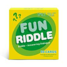 HEART BRIDGE 1pc Funny Riddle Card Game, Family Interactive Small Game, Party Board Game, Suitable For Halloween/Christmas/Thanksgiving Gifts, Perfect For Game Night - Yellow - View 2
