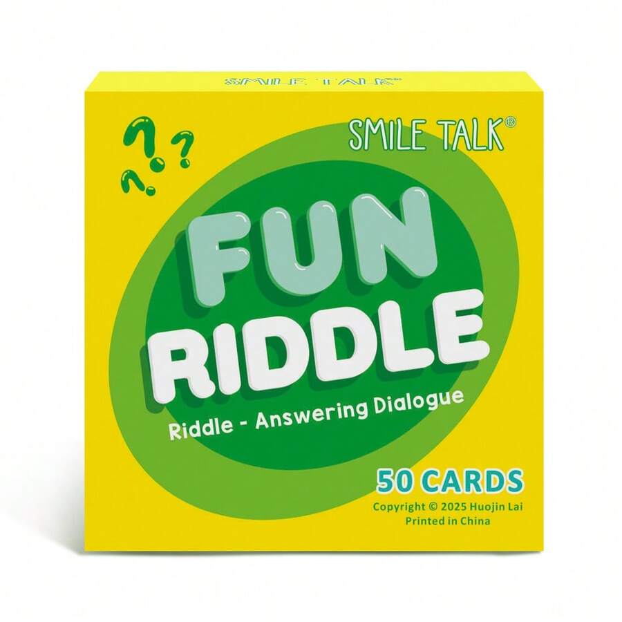 HEART BRIDGE 1pc Funny Riddle Card Game, Family Interactive Small Game, Party Board Game, Suitable For Halloween/Christmas/Thanksgiving Gifts, Perfect For Game Night