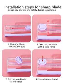 1 件多功能 A4 双面切纸机，便携式办公手持式切纸机，照片切纸机，办公切纸机，不锈钢切纸头，适合学校使用，办公用品