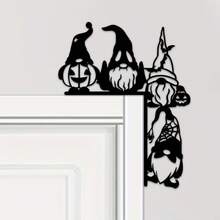 Christmas Door Frame Corner Finials, Festive Decorative Metal Signs, Door Frame Corner Metal Decorative Signs, Artistic Wall Hanging Signs Home Decor Christmas Decorations Room Decor Winter Christmas Decorations Home Christmas Gifts Christmas Decor - Multicolor - View 14