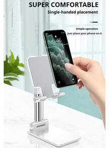 Gros- Support de téléphone de bureau, support ajustable et extensible pour tablette, support pliable multifonctionnel portable et pratique