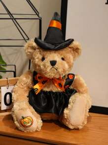 1 szt. Romantyczna pluszowa lalka w kształcie róży z motywem walentynek, lalka do dekoracji domu na święta, prezent na urodziny matki z różą, prezent na ukończenie studiów doktoranckich, pluszowy miś na Halloween