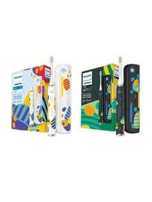 Philips YesHX2452 Electric Toothbrush, White/Green - /01White - View 2