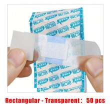 20~120 piezas Parches de curación transparentes y elásticos de emergencia (Parches adhesivos de reparación avanzada amigables con la piel y resistentes al agua | Parches de hidrogel para curación viral | Cuidado estéril de heridas para ampollas, cortes y raspaduras | Vendas flexibles y resistentes al agua, vendas adhesivas anti-cicatrices de moda | Estériles y súper pegajosos | Para cortes menores, raspaduras y quemaduras | Recuperación rápida de heridas)