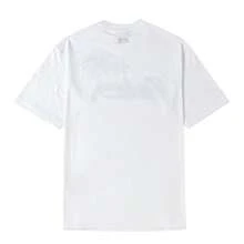 MLB Kaos Lengan Pendek Unisex Motif Pohon Palem Ukuran Besar untuk Musim Panas, Ringan, Nyaman, dan Kasual - putih pucat - View 2