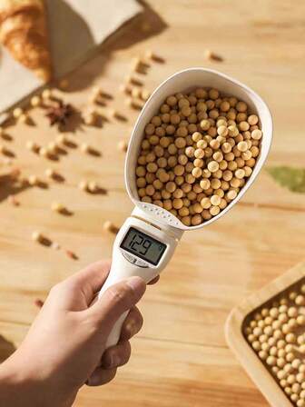 1个电子800克量勺，数字量勺，家用LED显示屏数字量勺，厨房茶奶粉食品量勺，可拆卸量勺