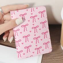 Cartera Bifold Corta y Elegante, Ligera y Portátil, Pequeño Porta Tarjetas de Crédito y Organizador, Clutch Versátil para Mujeres - Blanco y Negro - Ver 11