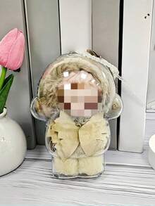 1pc New Protective Case For SP Wintersymphony Series,Dustproof Dolls Display Storage Box, Portable And Hand Washable Lightweight Protective Case For Dolls And Collectibles Display (Case Only, Doll Not Included), Perfect Holiday Gift For Family,Friends,Classmates