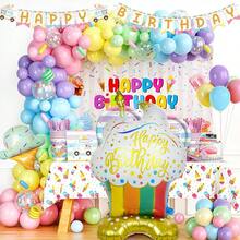 1pc Giant 132cm/97cm Black & Gold Birthday Cake Shape Foil Balloon - Perfect For Party Decor And Photo Prop, Party Decoration Balloon, Holiday Decor Balloon, Birthday Celebration, Birthday Party, Gift Giving, Baby Shower, Bachelor Party