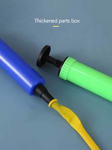 手动气泵，高效省力，便携易存放，多用途充气机，适用于气球、篮球、游泳圈等。 - 彩色 - 查看 2