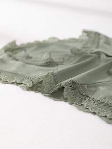 5 Stücke Damen Sexy Spitze Höschen - Eisseide Unterhosen mit niedriger Taille, nahtlos, weich & atmungsaktiv für Yoga, Training & Alltag