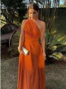 Simple Backless Textured Knot Wedding - 赤土陶 - 查看 9