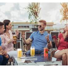 6 PCS 16oz Drinking Glasses With Bamboo Lids And Glass Straws, Glass Cups With Lids And Straws, Beer, Iced Coffee Glasses, Soda, Gift 1 Cleaning Brushes. - 6pcs - 查看 6