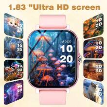 New 1.83 Inch Full Touch HD Fashion Smart Watch With (Dial, Answer) Wireless Call Function, Massive Watch Faces, Exercise Monitoring, Message Reminder View, Multiple App Reminders, Suitable For Android And IOS Phones, A Perfect Gift For Men And Women - Multicolor - View 8
