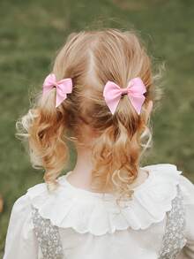 20/40/60pcs Mini Bow Hair Ties For Baby Girls - Soft Comfortable Matte Color Series Hair Ties Cute Fashionable Hair Accessories For Daily Wear - Multicolor - View 8