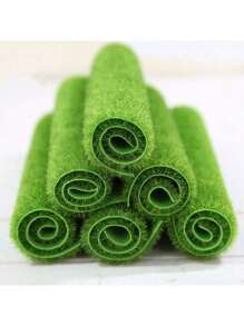 1pc Artificial Moss Fake Grass Mat Terrarium Decor, Home Decoration, Pet Play Mat