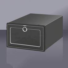 12/10/6pcs/Set Large Size 33x24x14cm White Thickened Shoes Box Dust-Proof Moisture-Proof Home Shoe Storage Case Fold Shoes Case Stackable Shoe Organizer Shoe Boxes, Shoes Shop, For Store Display, And Corridor, Transparent With Lid, Foldable Stackable Free Combination Shoe Rack, Stackable Clear Plastic Boxes For Closet, Sneakers, Offices - White - View 14