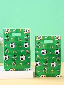 10/25/50pcs Football Gift Packaging Bags/Candy Bags, Football Party Gift Bags, Football Theme Gift Bags, Football Gifts, Football Birthday Gift Packaging, Birthday Decorations, Party Favor Packaging Supplies, Baby Shower Gifts - Football - View 6