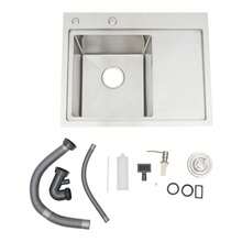 YUNRUX Kitchen Sinks - Silver - View 8