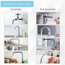 Portable Sink Faucet Sprayer, Handheld Sink Sprayer For Shampoo, Bathing Babies/Pets, Rinsing Vegetables, Flexible Sink Faucet Spray Nozzle With Filter