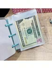 1 pieza, Carpeta para Reto de Ahorro, Carpeta de Ahorro, Libro de Retos de Ahorro con Sobres, Mini Carpeta Presupuestaria con Accesorios de Efectivo - Multicolor - Ver 7