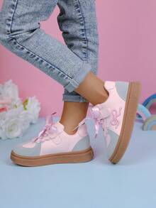 Mädchen Trainingsschuhe Kinder Sportschuhe, silberner Ballettschuh-Stil, Frühling/Herbst 2025 Neuankömmling, Kleinkind & Große Kinder - Pink - Übersicht 4