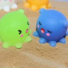 Série Fofa e Adorável de Família de Polvo de Alta Qualidade, Material TPR, Decoração de Aquário, Ornamento de Aquário Polvo