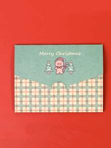 12Pcs Holiday Mini Christmas Card With Envelope - Happy Holiday Card Message Card Depicting Santa Claus, Snowman, Etc. - Perfect For Christmas Parties And New Year Celebrations, Christmas Card, Birthday Wishes Envelope - Multicolor - View 13