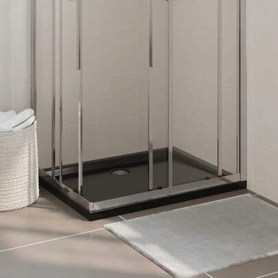 vidaXL Bandeja de ducha rectangular de ABS 70cm x 90cm