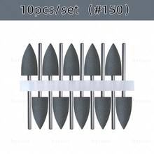 hytoos 3/32英寸硅胶美甲钻头，旋转式指甲边缘清洁抛光器，适用于美甲沙龙美甲 - 彩色 - 查看 19