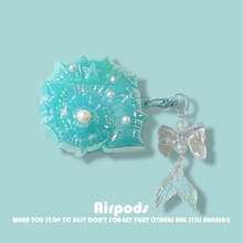 Conch + Pendant TPU Earphone Protective Case Compatible With Apple Pro3, 1/2, 3, 4, Pro, Pro 2, Galaxy Buds3 Pro, FreeBuds 7i And 4/4E, FreeBuds 5, FreeBuds 5i/6i, FreeBuds SE2/SE3, FreeClip, FreeBuds Pro2/Pro2+, FreeBuds Pro 3/Pro 4 Bluetooth Earphones - Multicolor - View 28