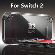 Switch2 Crystal Clear Case Switch 2 Protective Case Full Set - Protection Switch 2 For Console & Joy-Con, Switch 2 Protection Slim Cover With Scratch-Resistant & Anti-Fingerprint Coating